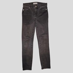 Madewell High Riser Skinny Black Jeans size 27